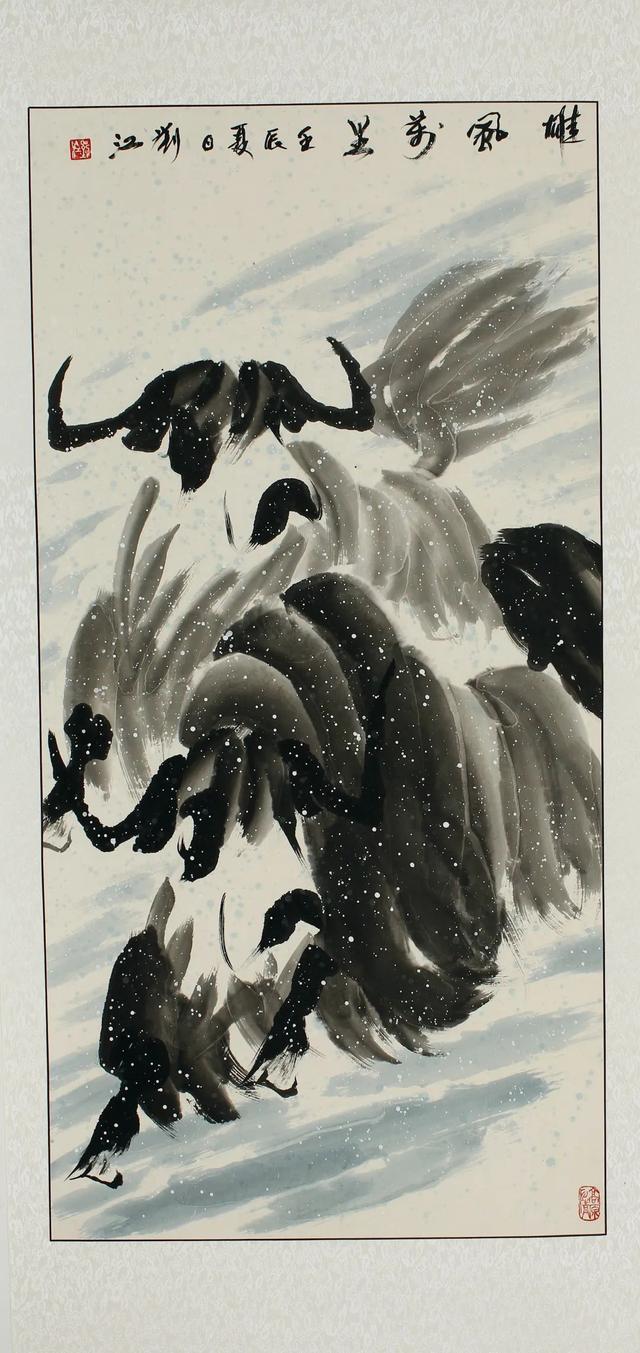 青海画牦牛的画家图片
