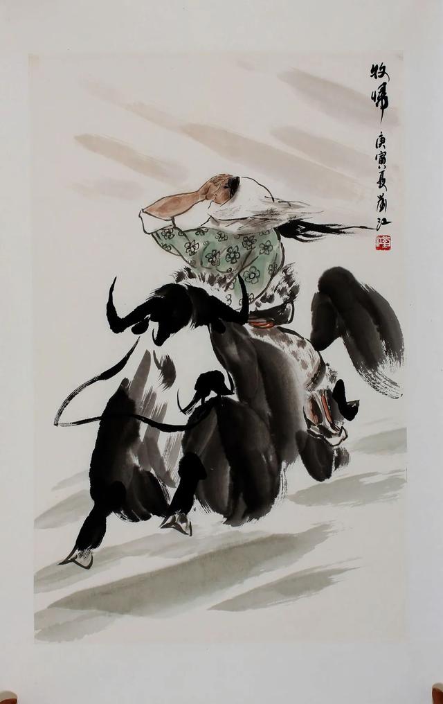 刘万年的牦牛画图片