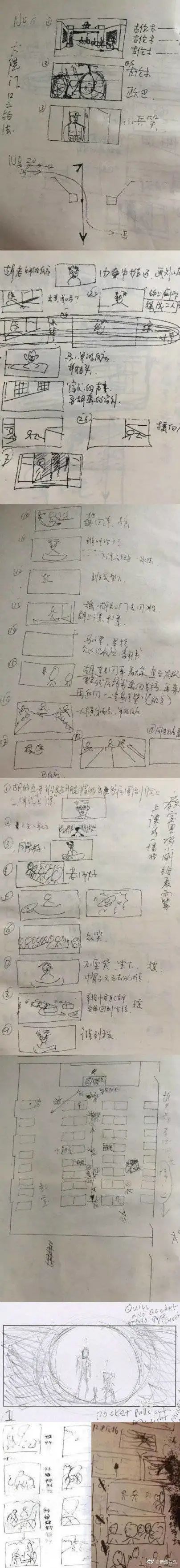 徐克分镜手稿:被导演事业耽误的漫画大师丨鲜赏