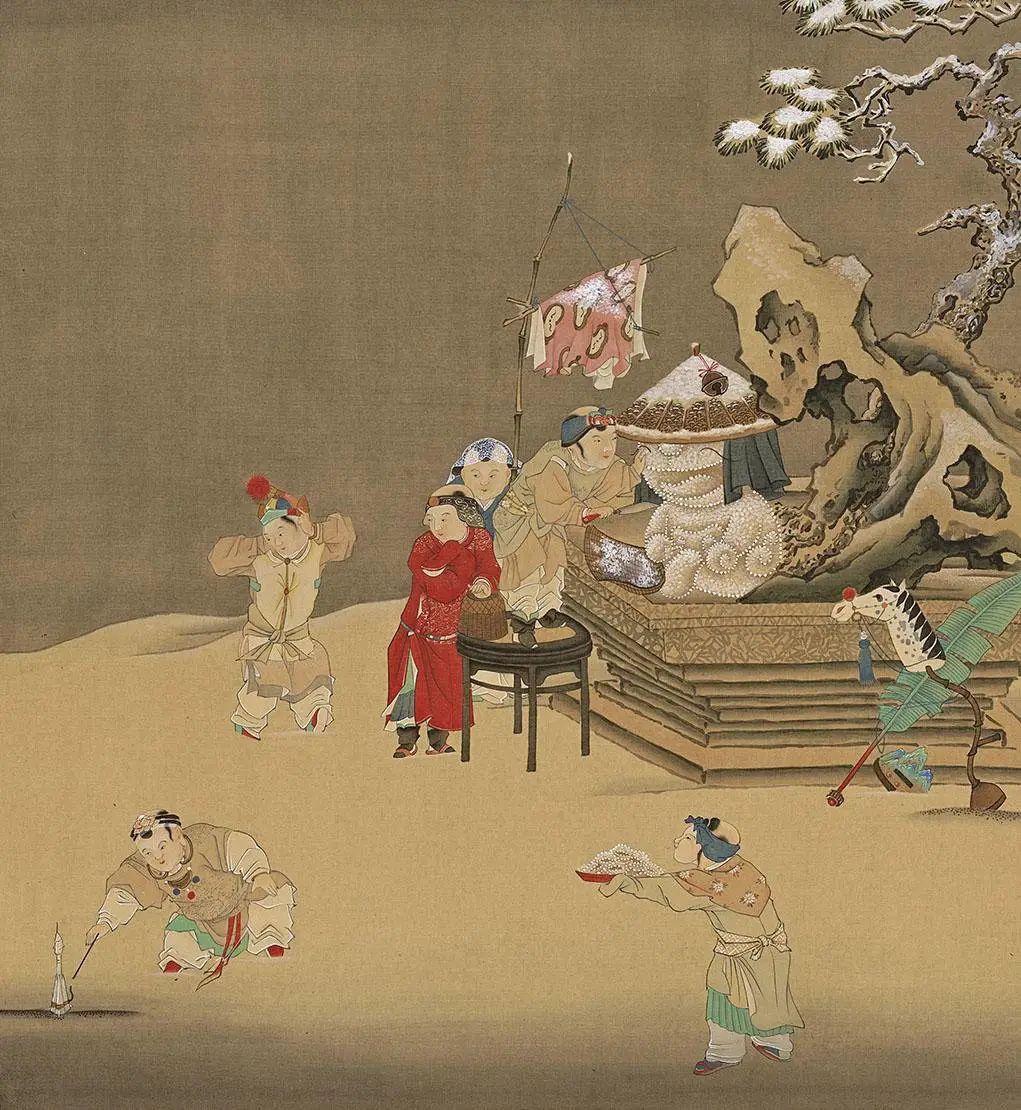 专心复制古书画12年,他竟然把"蓝胖子,时光机"放进古画里,场面堪比