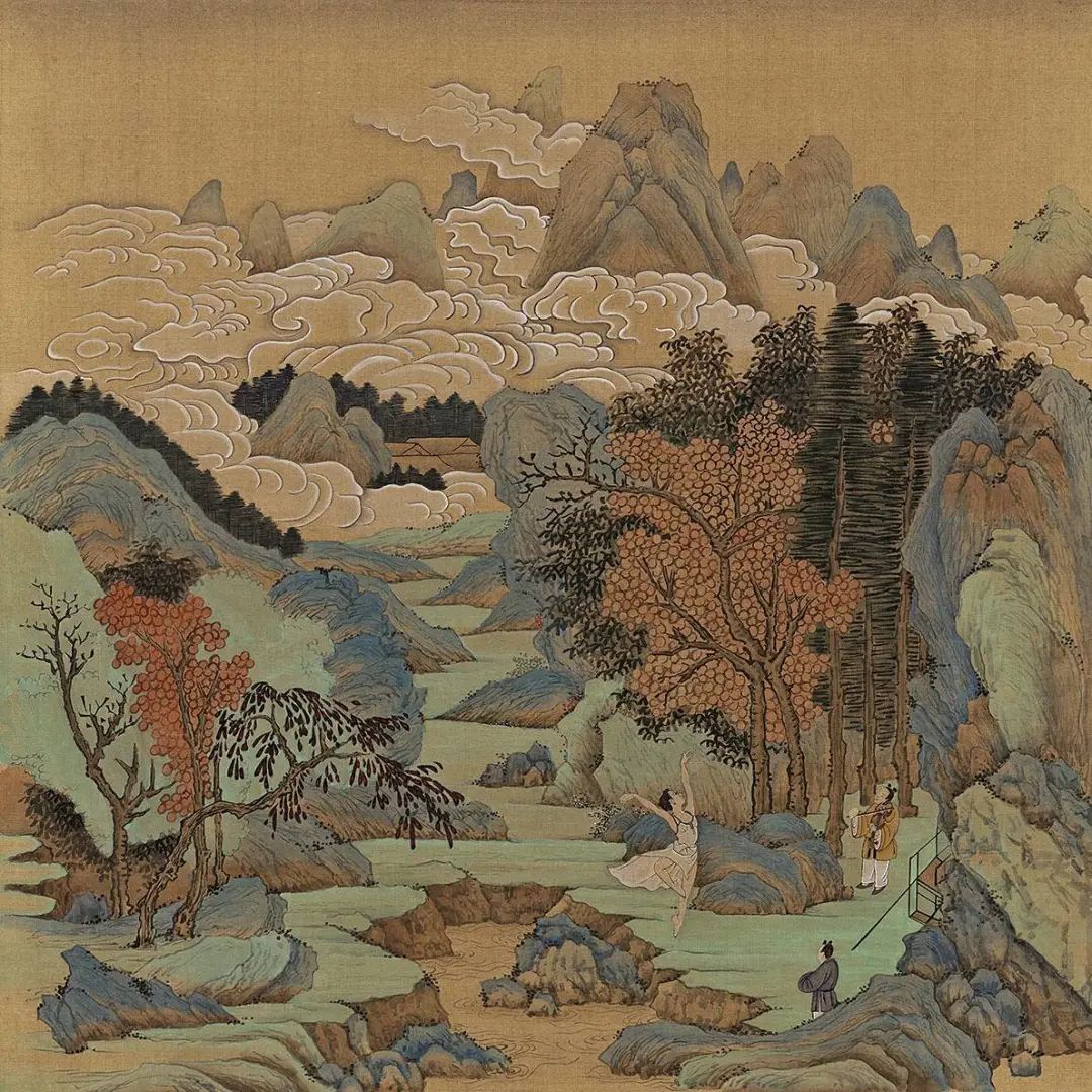 专心复制古书画12年,他竟然把"蓝胖子,时光机"放进古画里,场面堪比