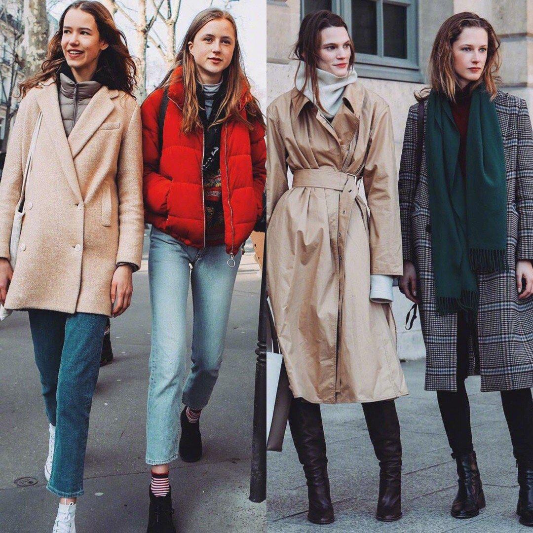 欧美女孩们的秋冬穿搭范本,时髦有型