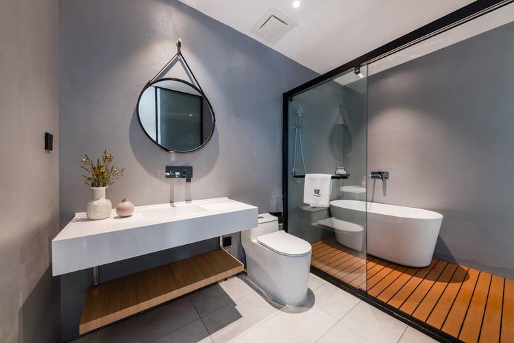 纯白色的民宿空间内部小清新的设计