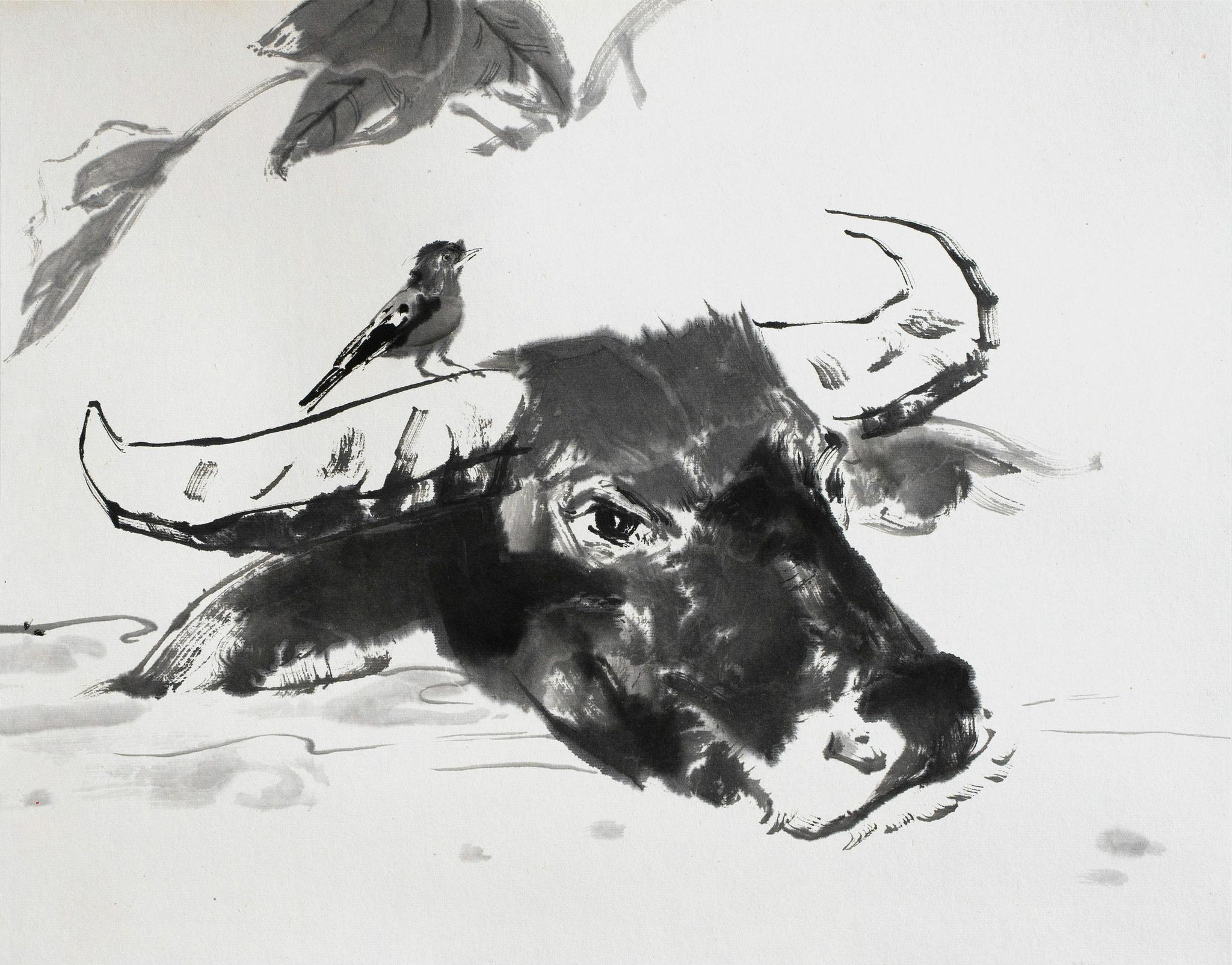 12位名家画牛拿掉他们的落款只看画请你来投票你会投给谁