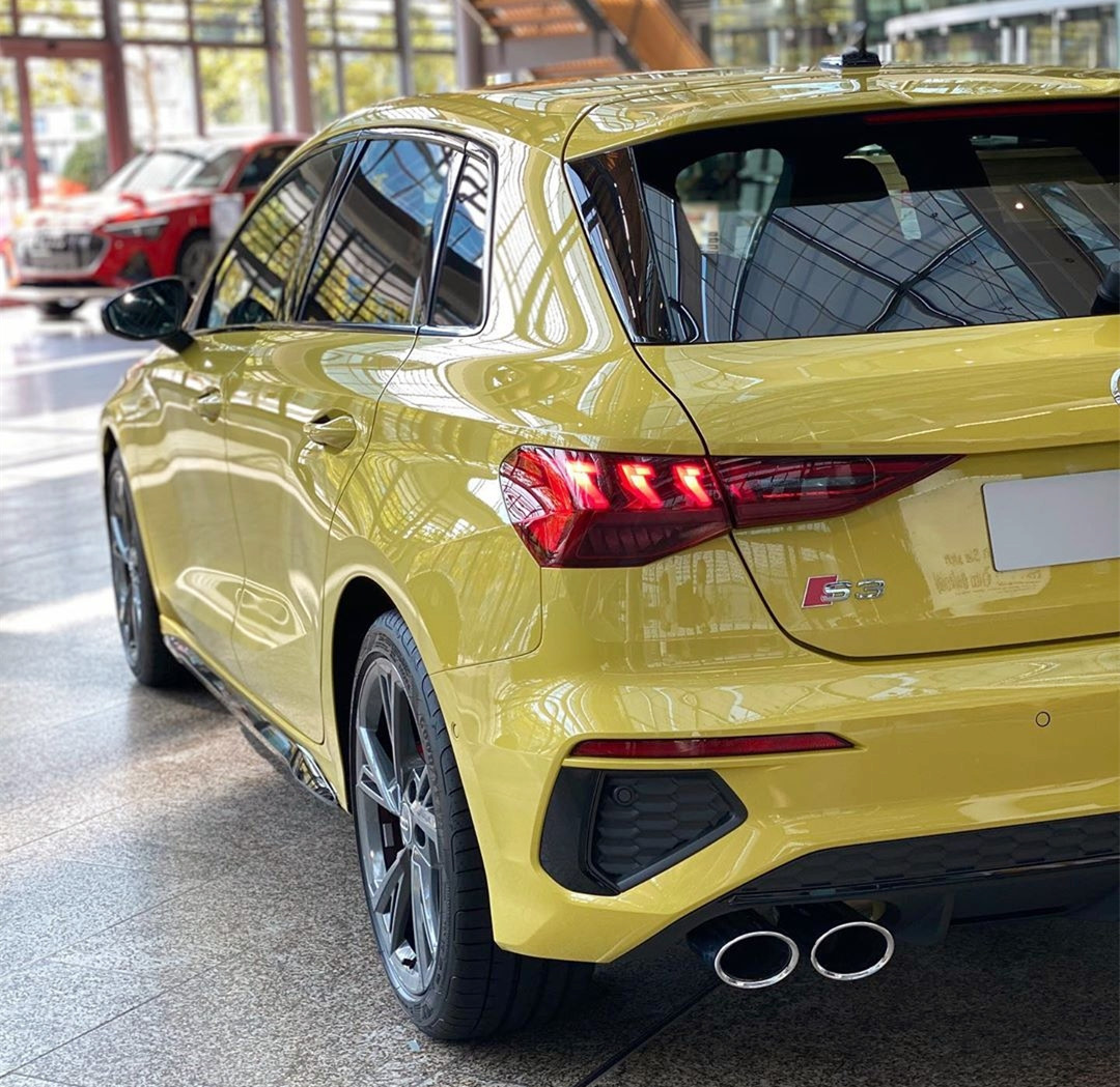 平民"小钢炮"再度升级,新一代奥迪s3两厢实拍,4.8秒破百