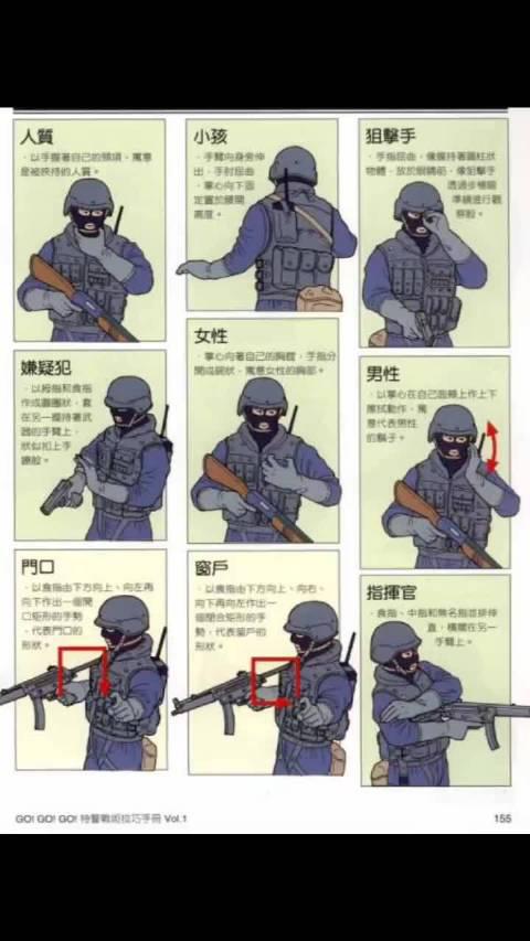 反恐战术手势_手机新浪网