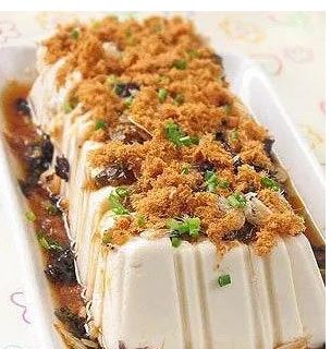 肉松蒸豆腐