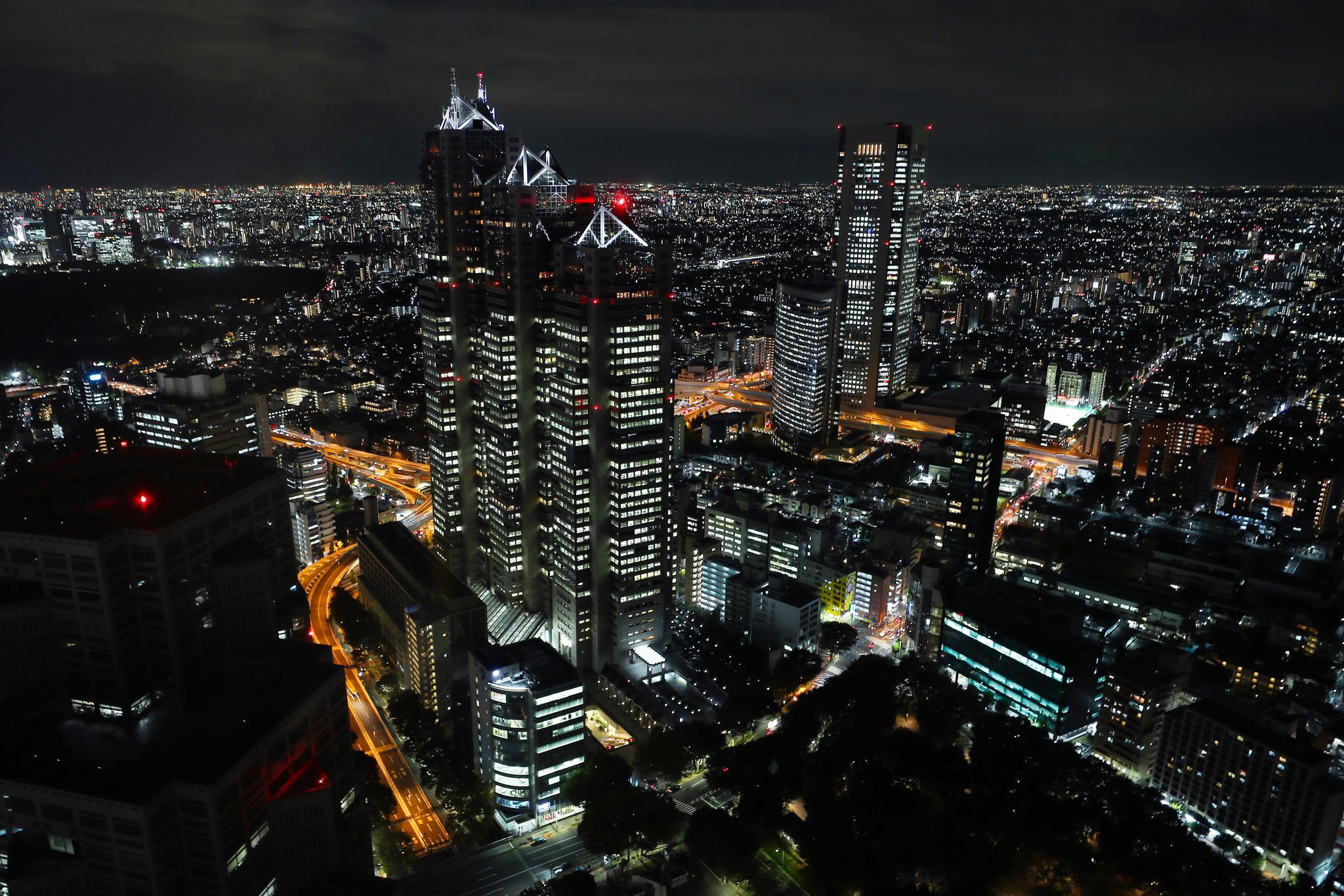 东京夜景壁纸4k图片