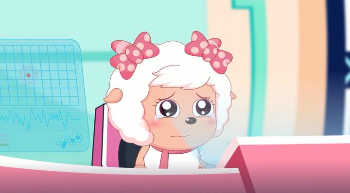 羊羊小侦探:可爱眼镜真碍事,美羊羊误拿了蜂窝,被蜜蜂追一路