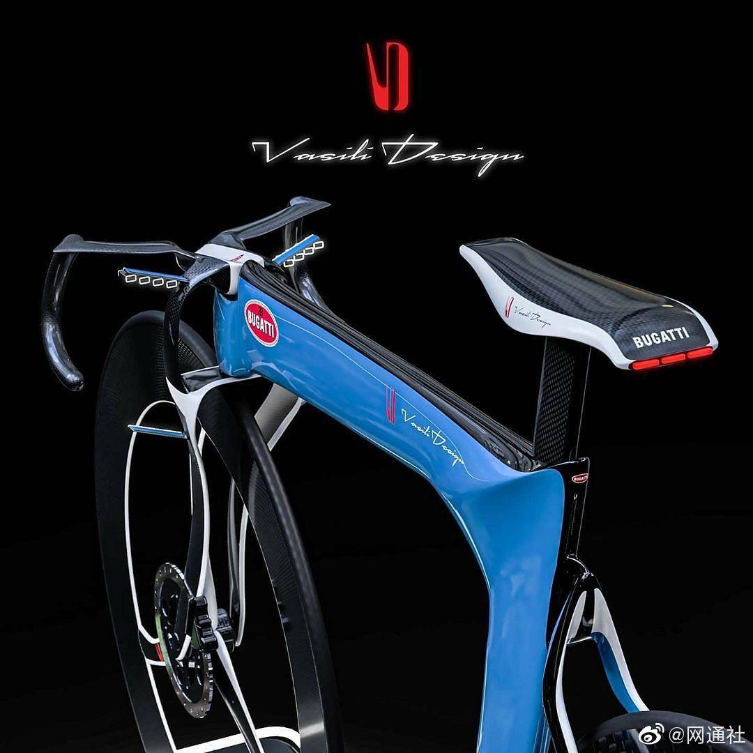 一家设计公司为布加迪设计的自行车.骑上说不定自带马力