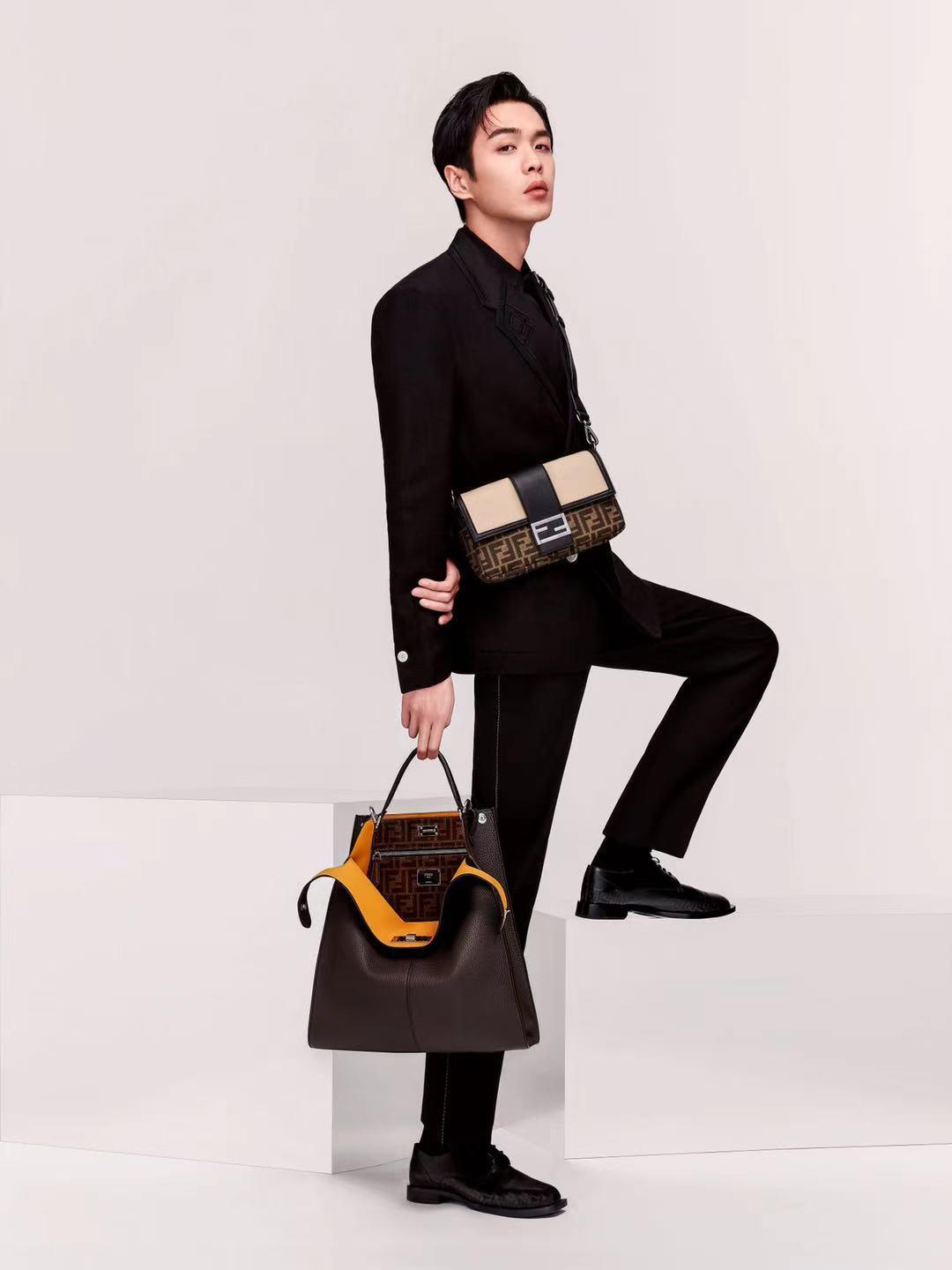 fendi品牌正式官宣张若昀为首位皮具代言人