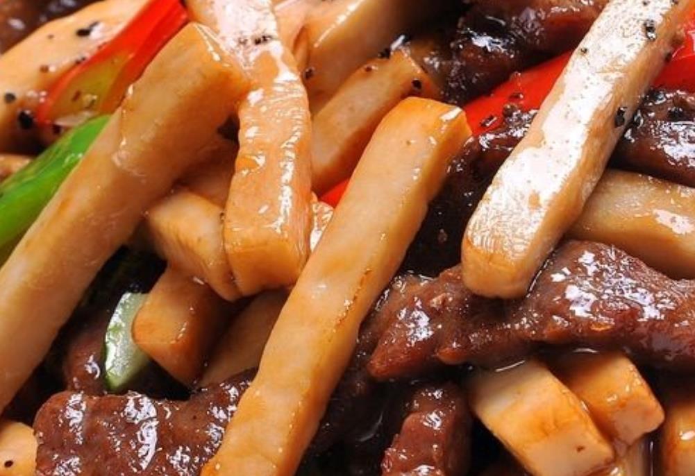 杏鲍菇搭配这个肉,营养又美味,孩子也喜欢