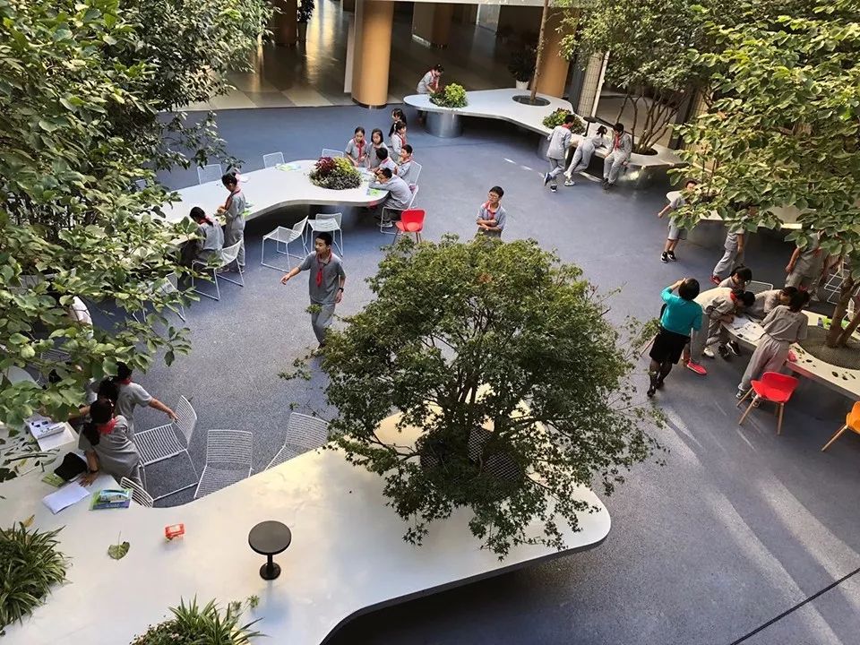 办公庭院设计新名词树桌花园