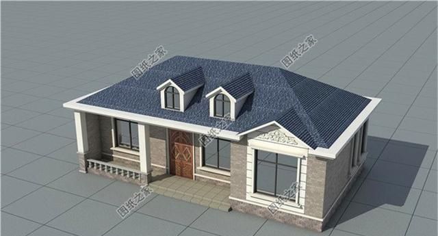 农村四间一层平房设计图,简单又温馨,农村人的理想居住户型