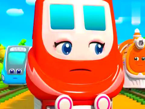 宝宝巴士:电力火车的失误,导致大家都受伤,电力火车立马道歉!