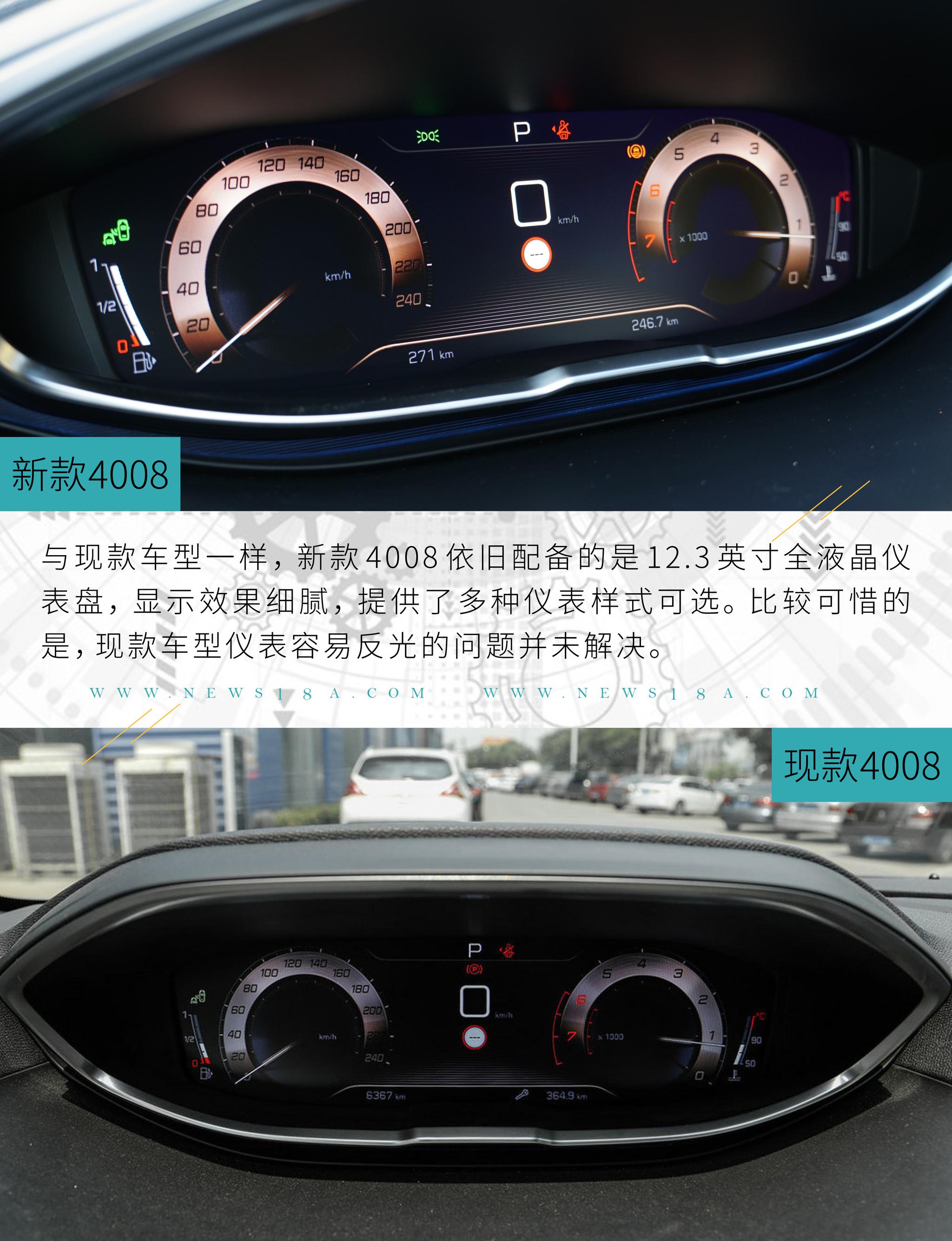 一次成功的改头换面 新老款东风标致4008对比