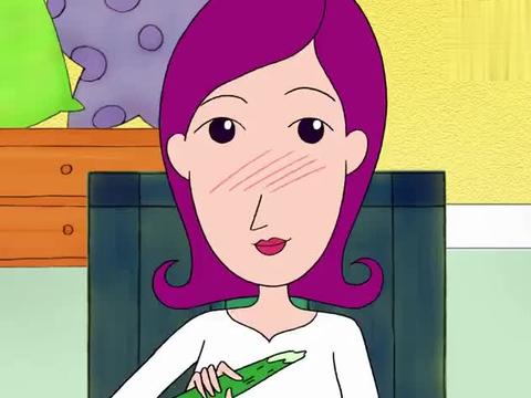 大耳朵图图:图图妈为大家烧菜,自己啃黄瓜,饿还死不承认