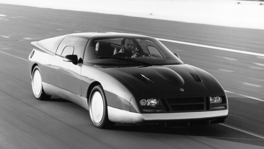 萨博1985年造的这款车不是纯电动,但它外形依然很帅