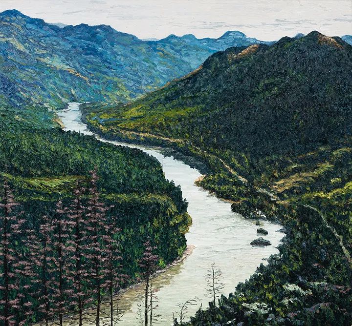 加拿大画家马特·巴恩的具象风景油画,笔触厚重流畅,美!