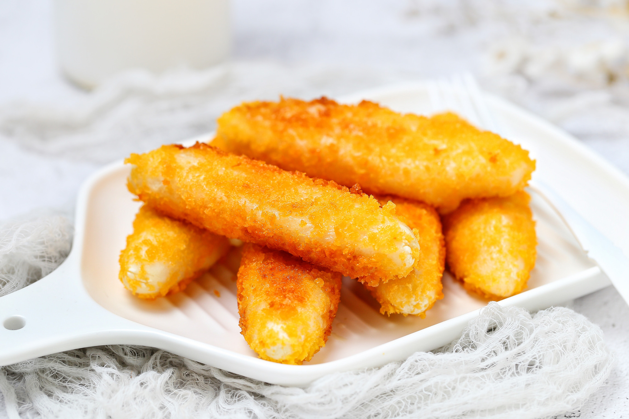 山药新吃法外酥里糯奶香十足趁热咬开还拉丝大人孩子都喜欢