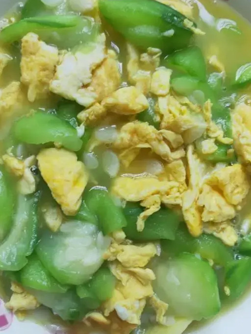 丝瓜炒鸡蛋