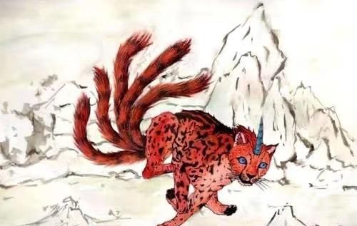 山海经|叫狰的兽五尾一角,叫毕方的鸟是火神,还有一种兽叫天狗|山海经|鸟|天狗_新浪新闻