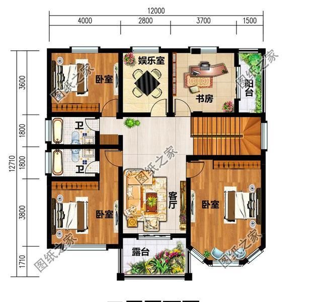 农村建房子果然还是二层最受欢迎|设计图|户型|农村_新浪新闻