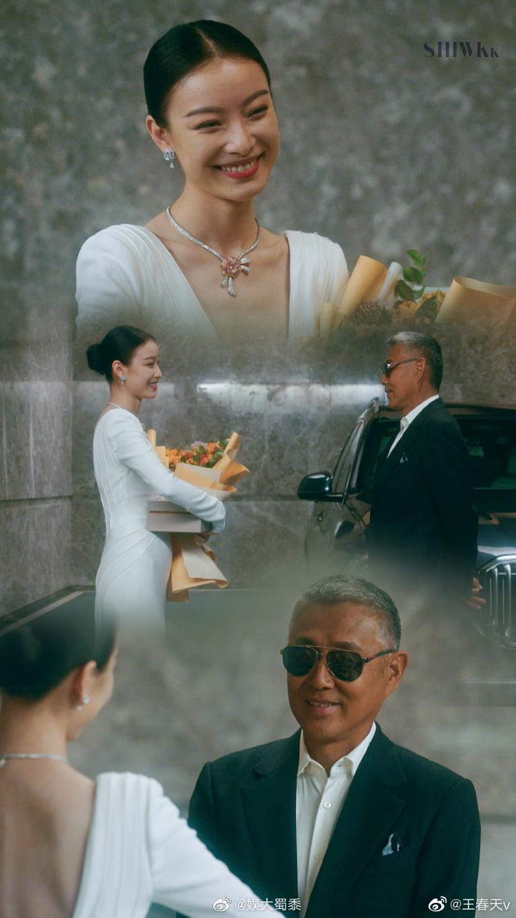 朱锁锁的婚礼,叶谨言穿着朱锁锁做的西装来祝福