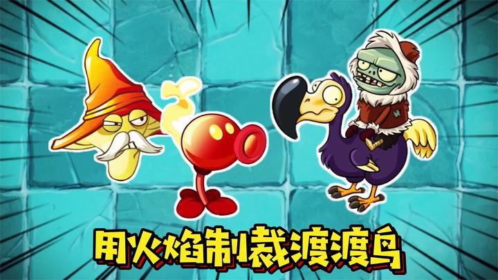 植物大战僵尸2:渡渡鸟骑士僵尸越过高山却败于我的火焰队