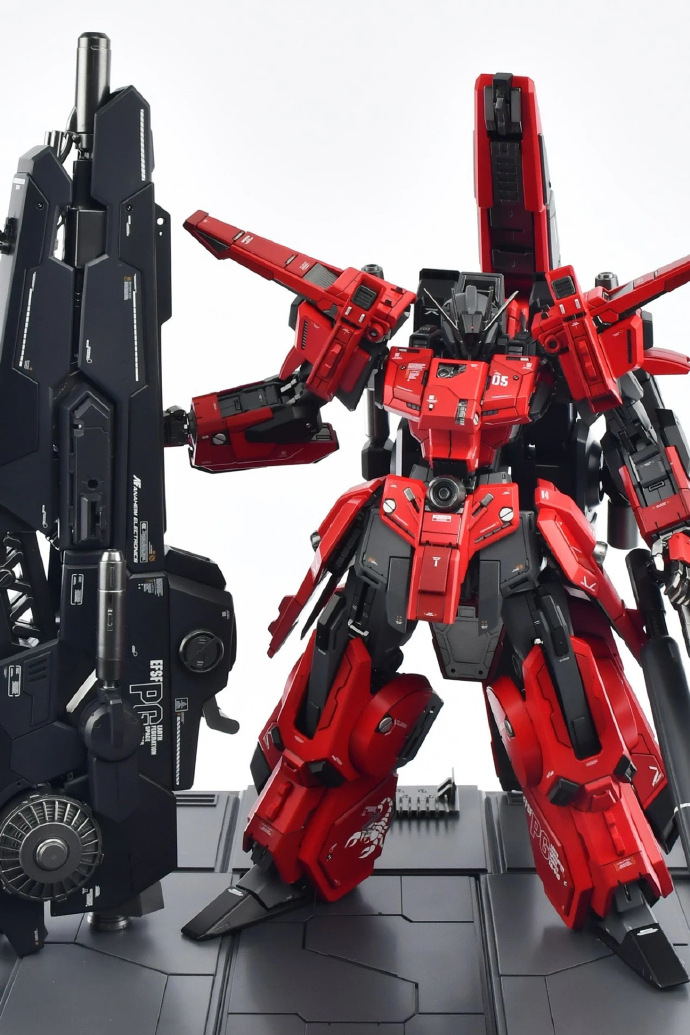 红蝎配色mg比例fazz高达模型