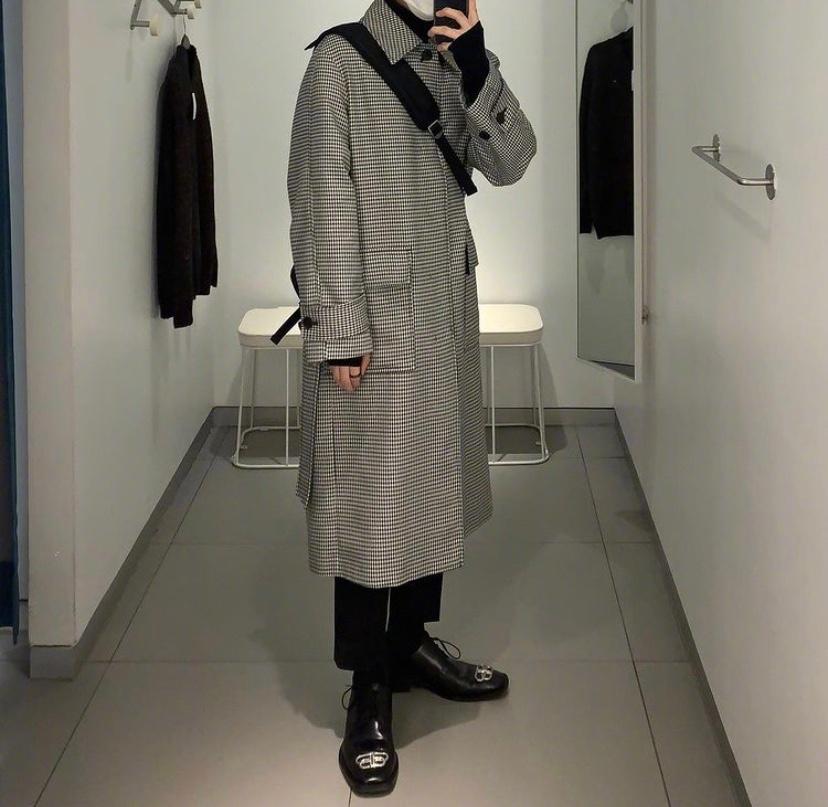 韩国欧巴的日常穿搭自拍合集气质干净的学院风穿搭快快get