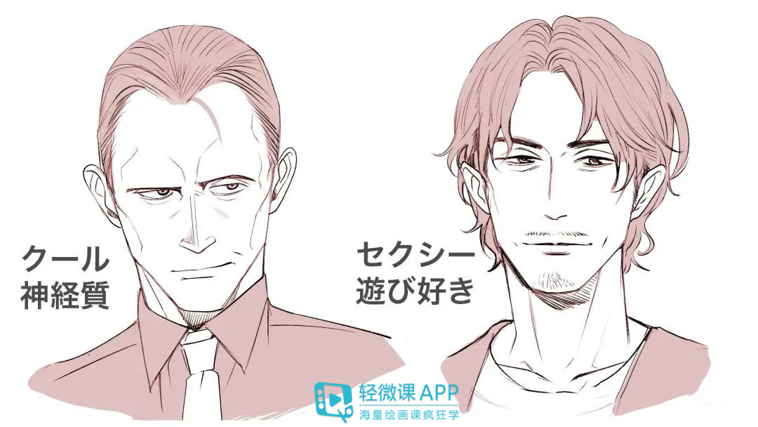 手残党福音教你画一个帅气的大叔