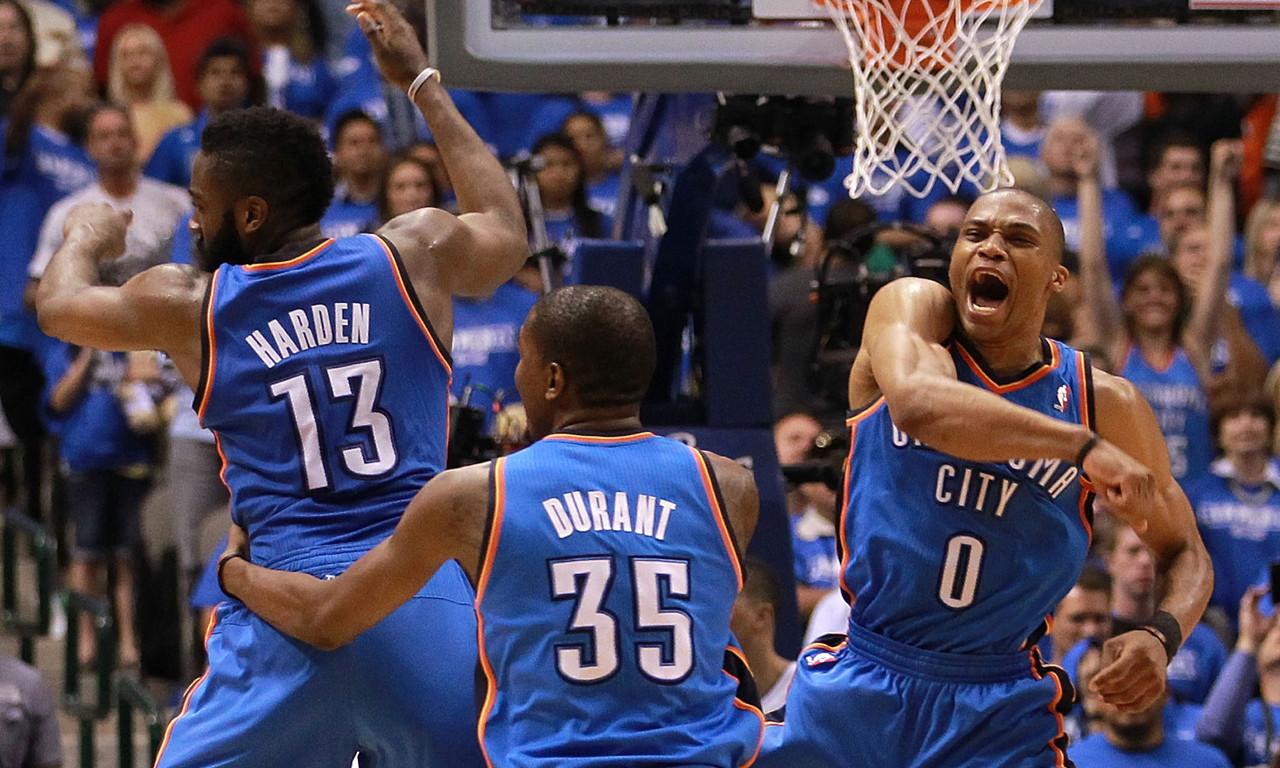 雷霆三少两两组合,前两次都失败了,这一次能成功吗?|哈登|雷霆|火箭_