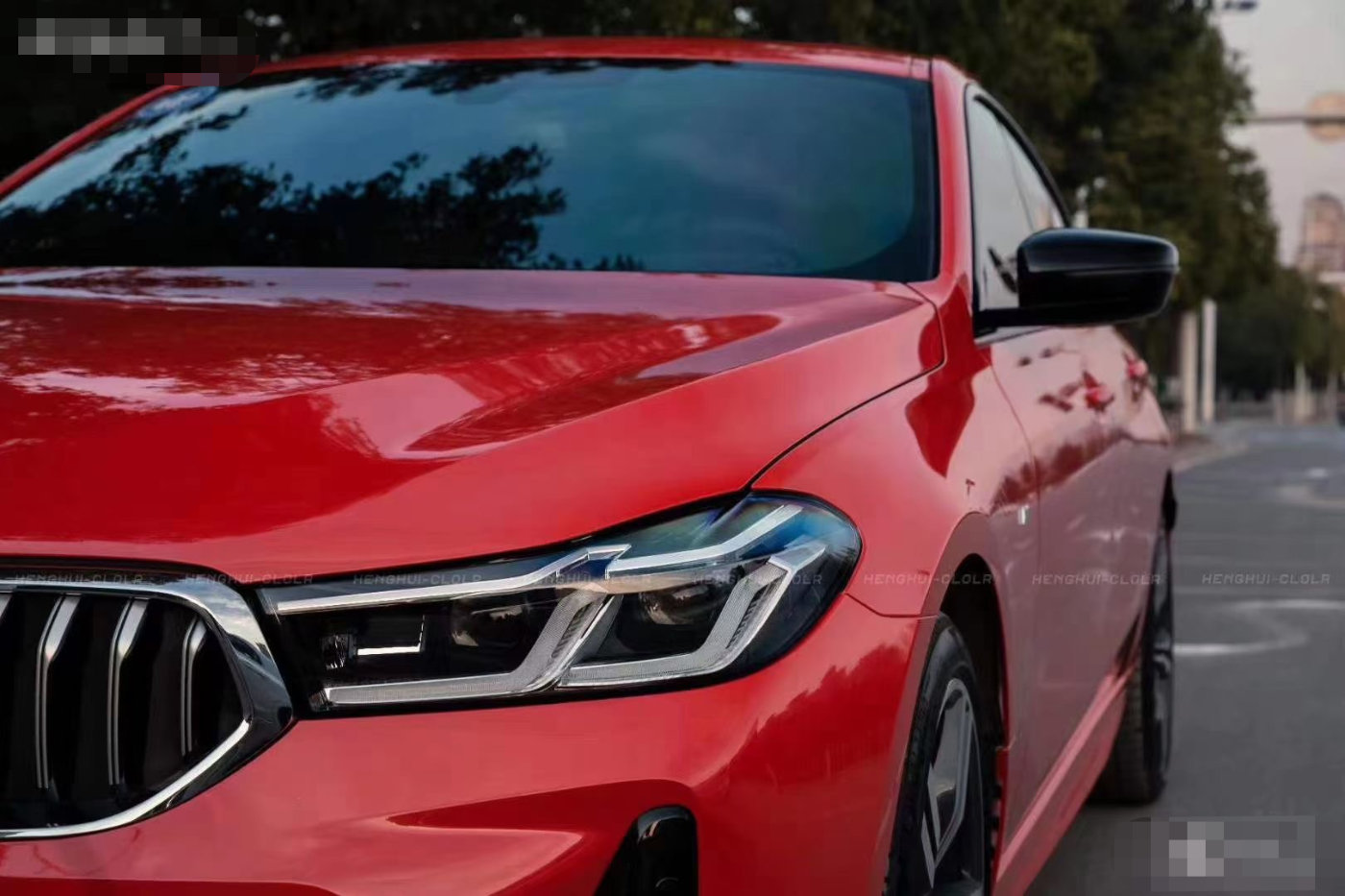 宝马630igt改色多伦多红世界第二红真的名不虚传