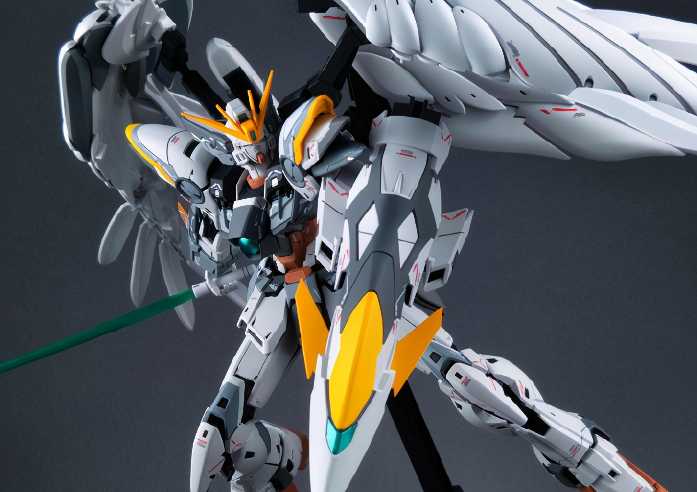 换色重涂mg比例,卡版飞翼高达模型白雪姬