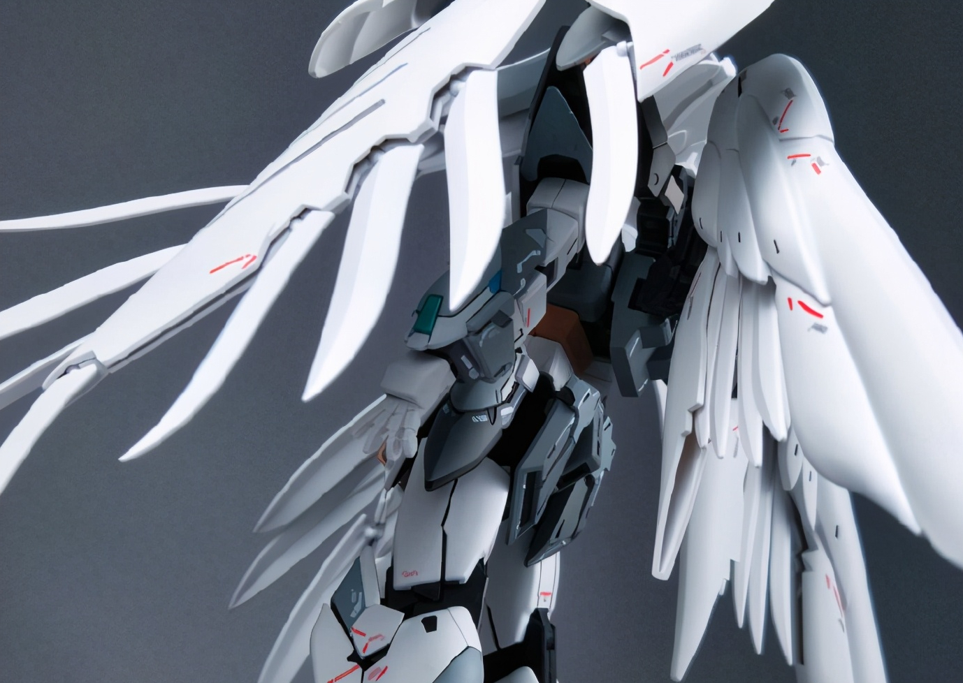 换色重涂mg比例,卡版飞翼高达模型白雪姬