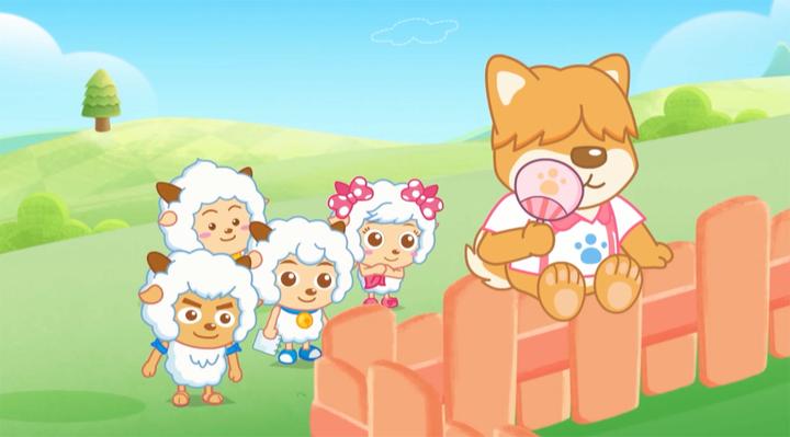 智趣羊学堂:这人的跨栏真棒啊,小羊们都好崇拜,自己也想变厉害