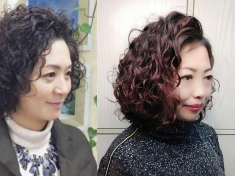 老年人怎么烫蓬松不老气小卷洋气大卷时尚优雅卷发蓬松又时髦