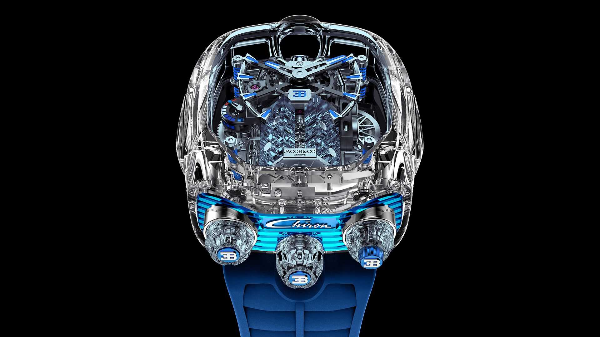 布加迪新腕表仅售200万jacobco推布加迪新腕表限量72只