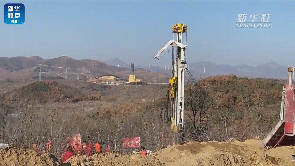 "山东栖霞笏山金矿救援速览