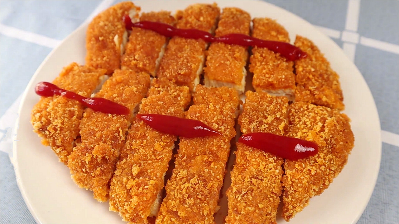 家常版酥炸鸡排教程在家自己做外酥里嫩比外面买的还好吃