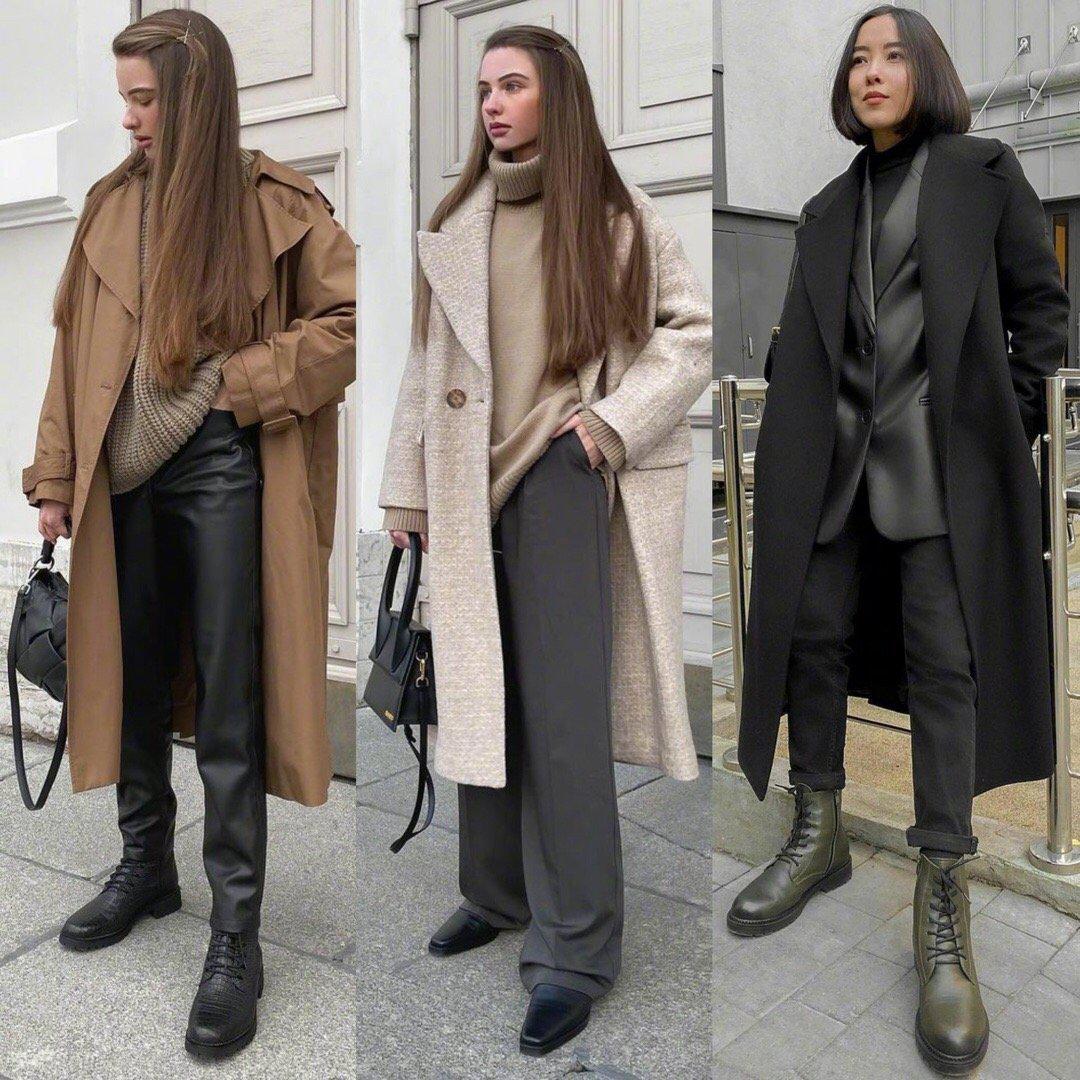 俄罗斯女生,帅气复古的秋冬大衣出街穿搭指南