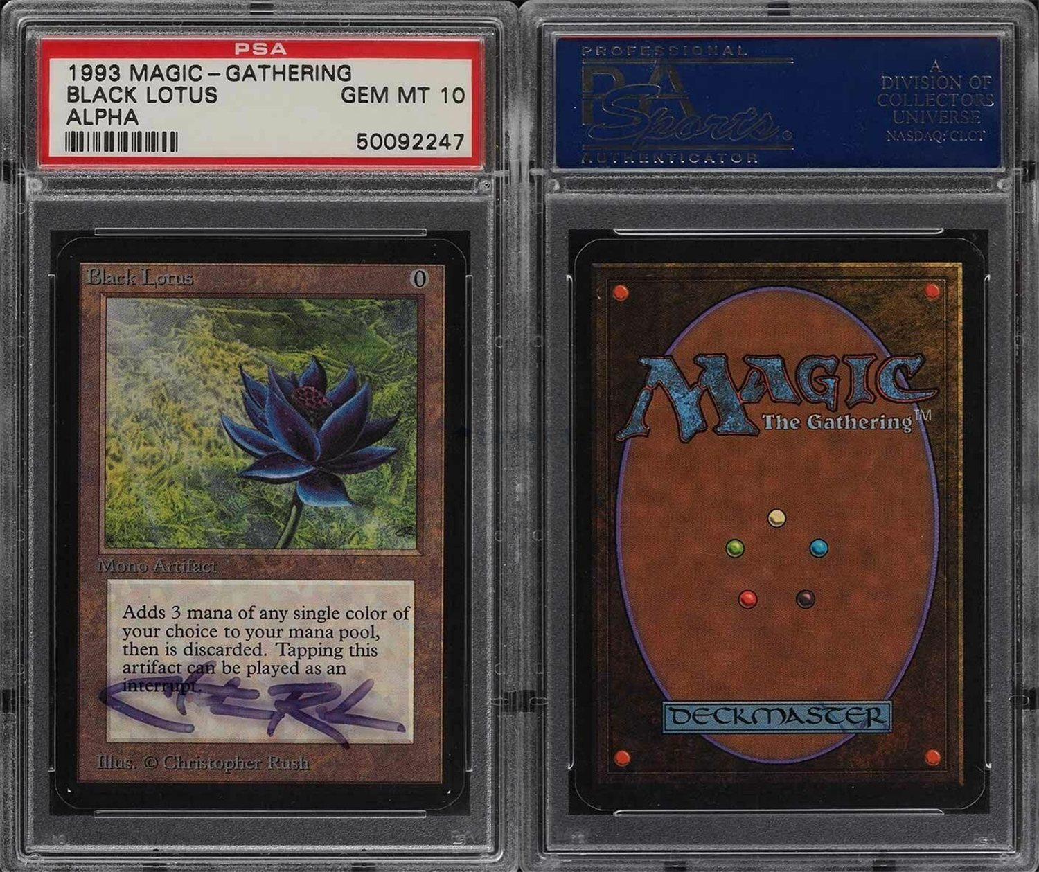 游戏圈中的稀罕物,《万智牌》黑莲花卡片竞标价格已经超过两百万