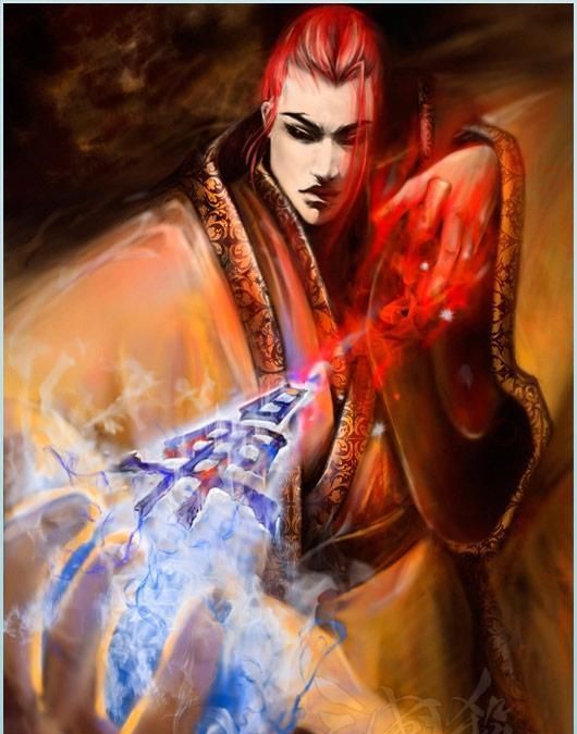 法正要吸的是大曹的元气(非常形象的说法),以此类推,那么在此处的原画