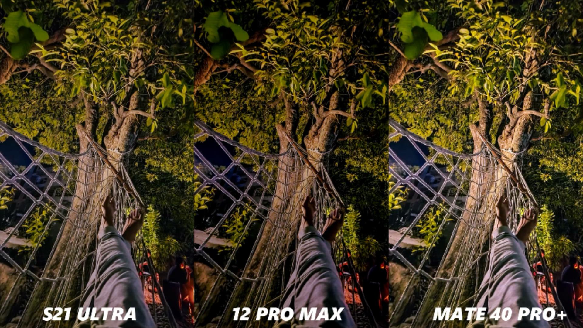 三星s21ultra/iphone12promax/华为mate40pro 拍照对比