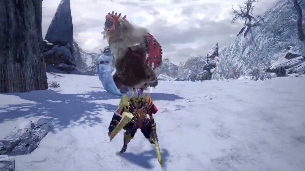 《怪物猎人崛起 》雪鬼兽演示