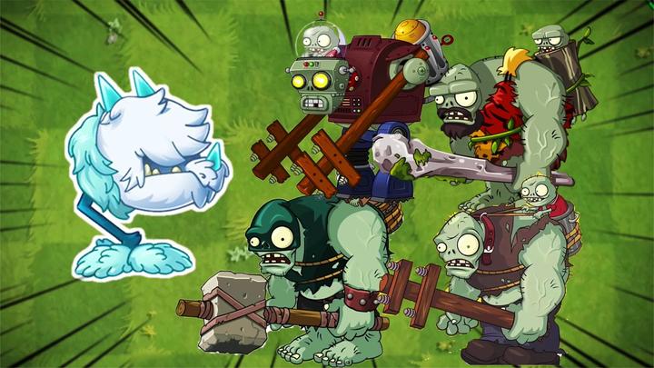 植物大战僵尸2:各个世界的巨人僵尸同时登场