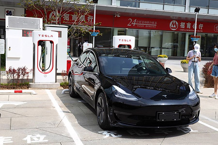 包含6个充电桩 湖南首个特斯拉V3超充站开放