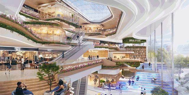 肇庆世茂广场时尚购物中心设计:勾勒出生态与商业共舞的画卷