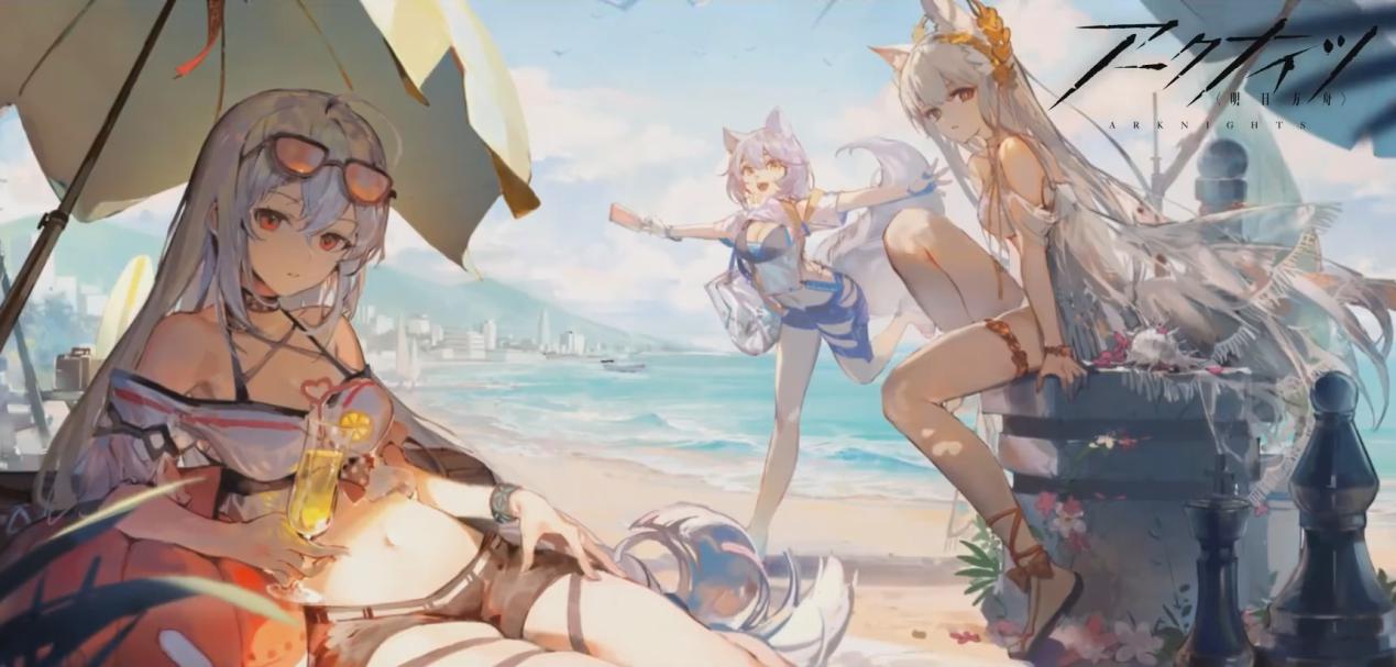 明日方舟外服活动pv新鲜出炉棘刺特写帅爆泳装皮肤超美